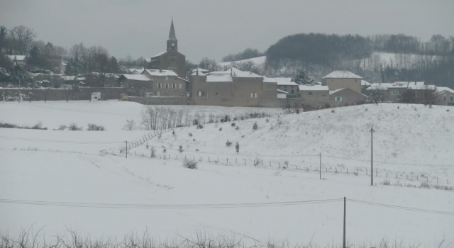 Le village en hiver