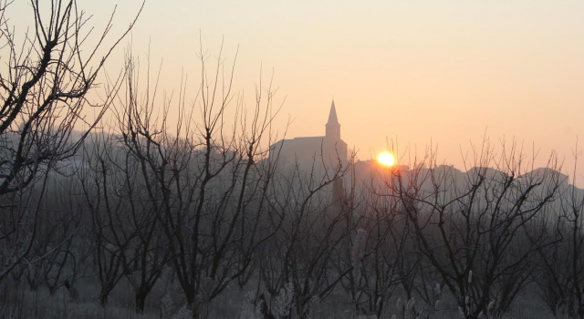 Le coucher de soleil